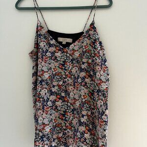 LOFT  Floral Camisole Top Size Small